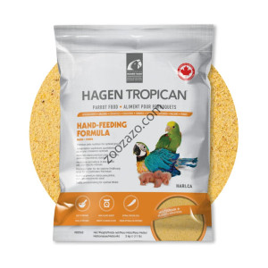 Каша за ръчно хранене на Папагали и малки Птици, 5 кг. - Hagen Tropican Hand-Feeding Formula for Baby Birds